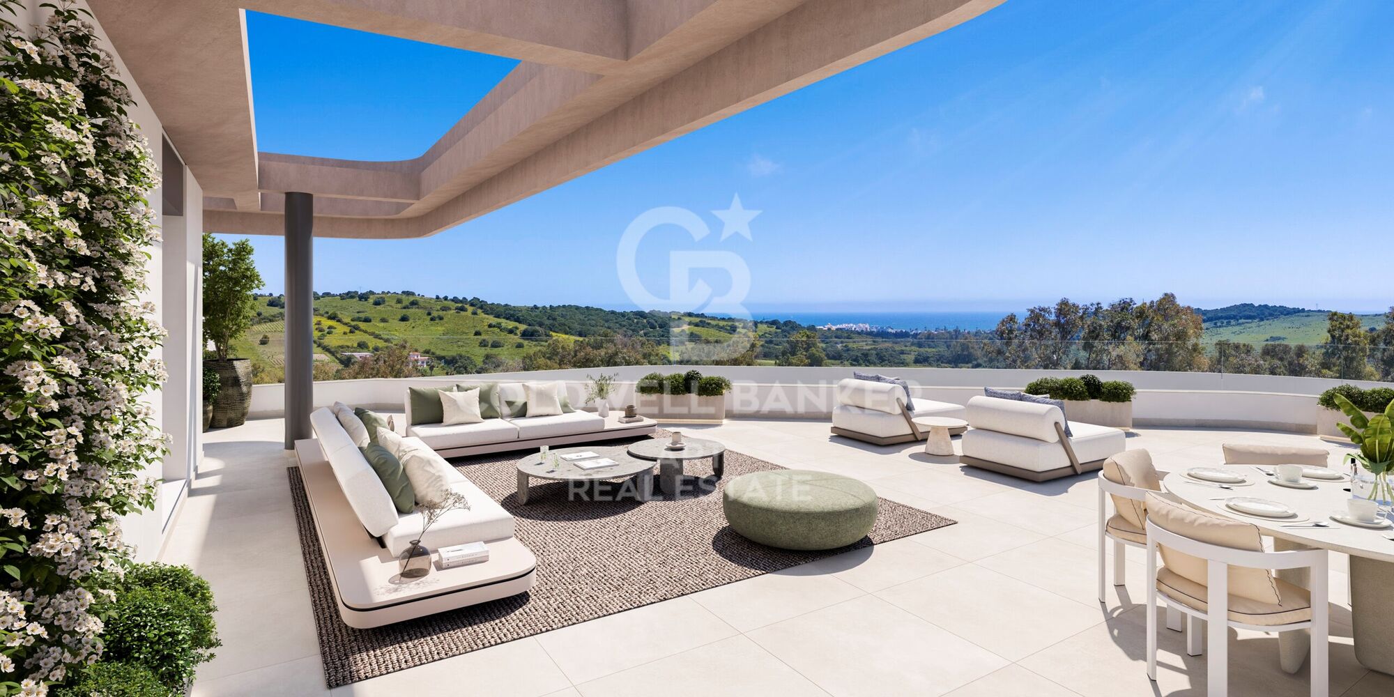 Résidence exclusive composée de logements de 1, 2 et 3 chambres, située au cur d'Estepona Golf.