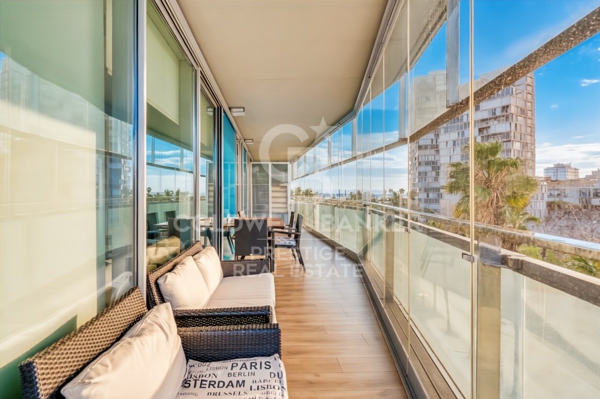 Illa del Mar: piso de 3 habitaciones con terraza y vistas al mar