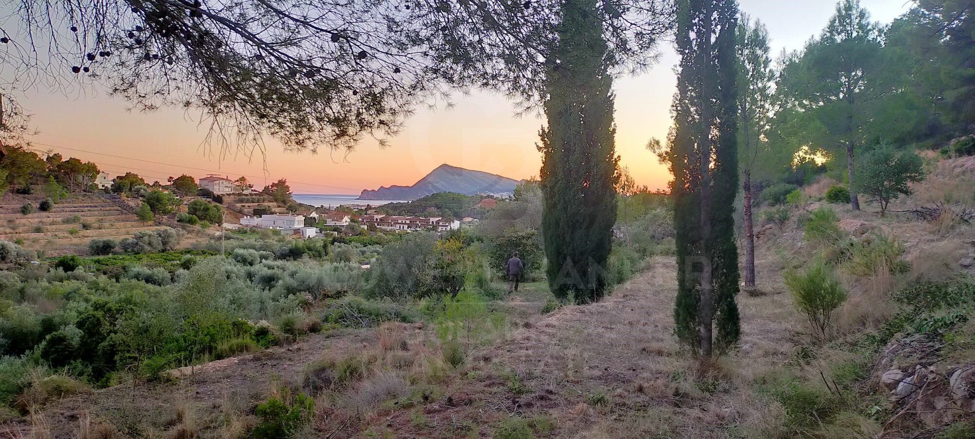 Terrain exclusif avec vue sur la mer à Altea