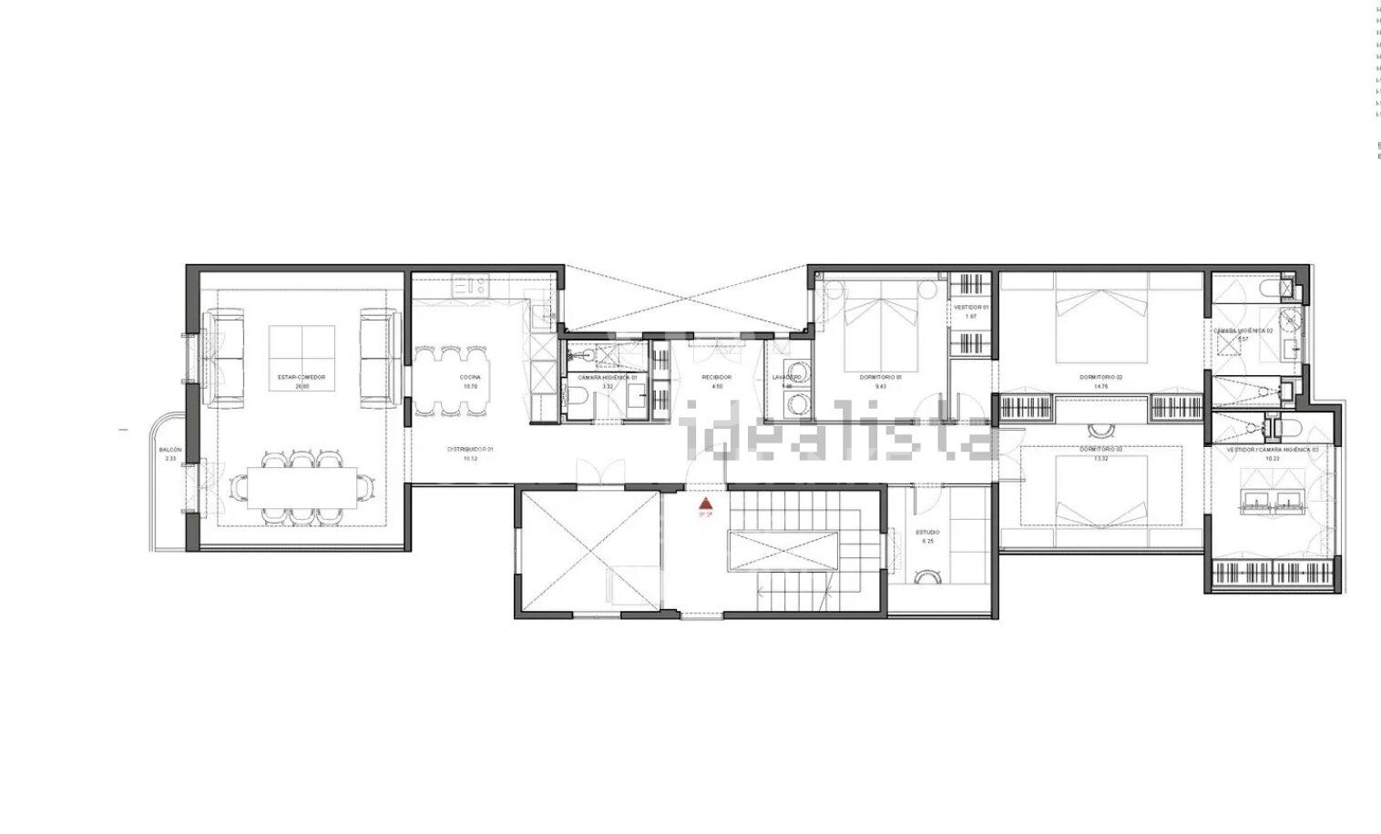 Élégant appartement rénové a neuf de 140 m² dans l'axe piétonnier de Consell de Cent | Quadrat d'Or
