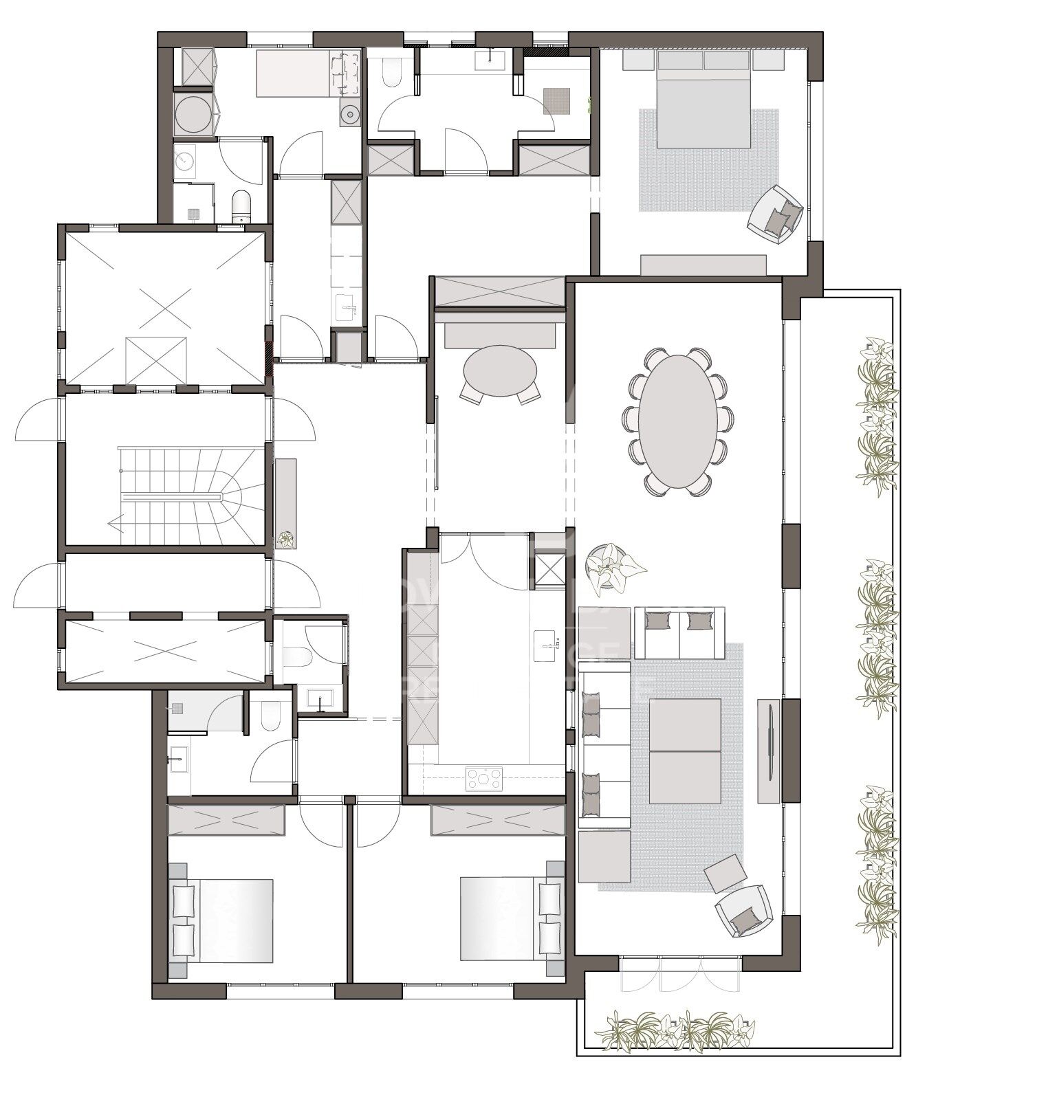 Newly renovated apartment with a large terrace and parking on Ganduxer