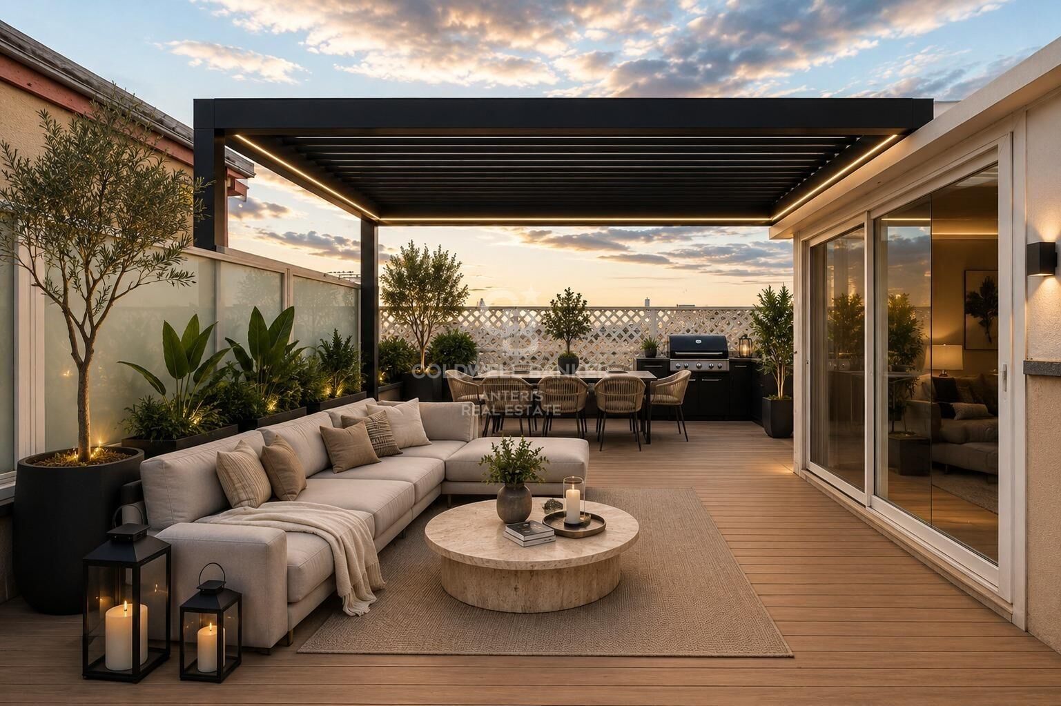 Duplex Penthouse with Two Terraces in Vila de Gràcia