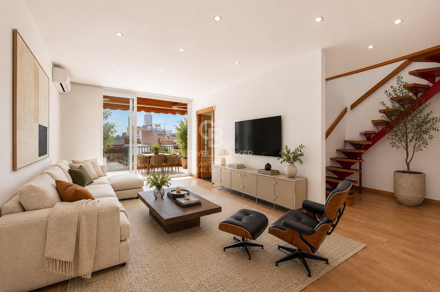 Duplex Penthouse with Two Terraces in Vila de Gràcia