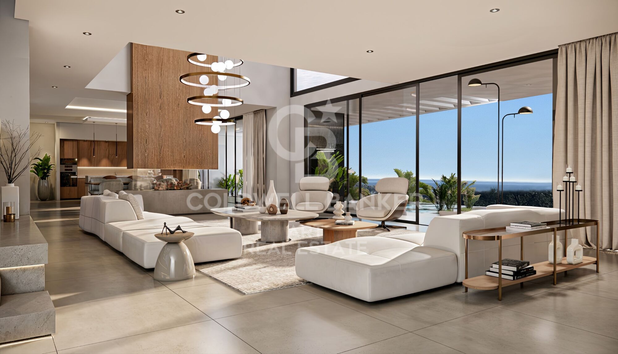 Exclusiva villa contemporánea con vistas al Mediterráneo