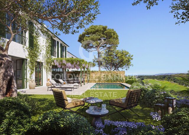 Élégantes maisons de ville avec jardin privé et piscine à Finca Cortesin