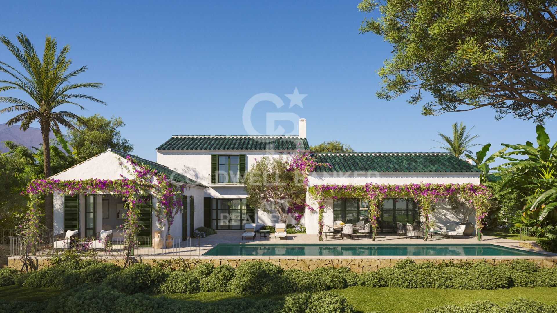 Exclusivas villas de lujo en amplias parcelas privadas con vistas al Mediterráneo