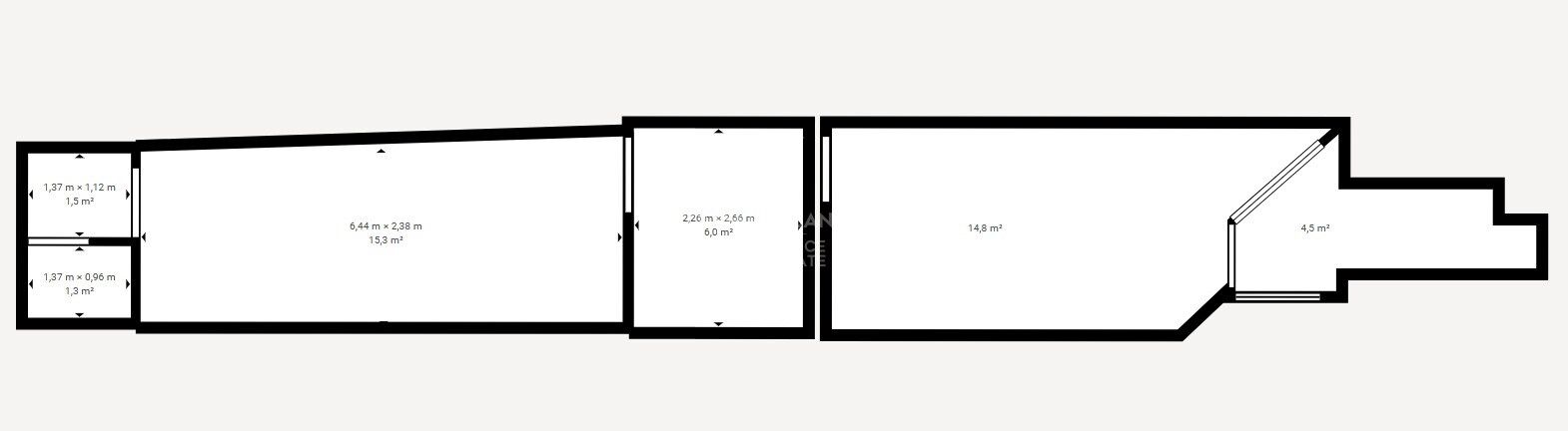 Building to be renovated of 178 m² next to Plaza Santa Clara, in the heart of Castellón