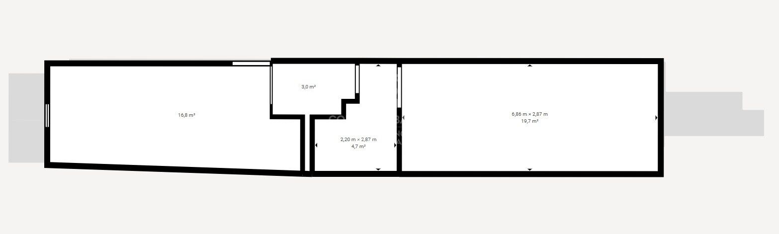 Building to be renovated of 178 m² next to Plaza Santa Clara, in the heart of Castellón