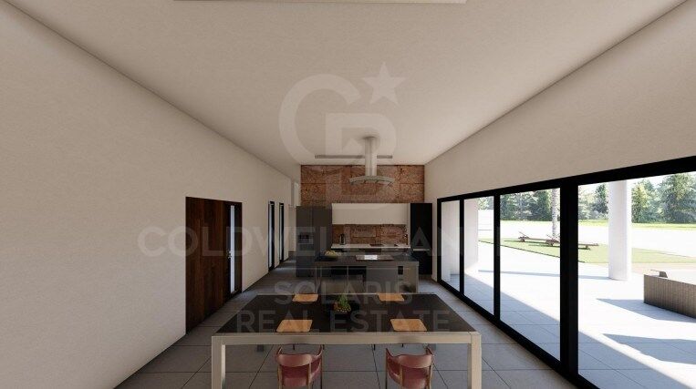 Neu errichtete zeitgenössische Villa mit großem Grundstück in Pinoso