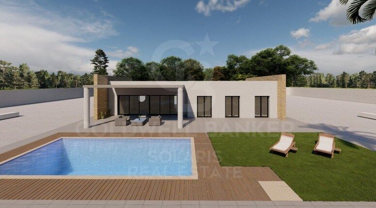 Neu errichtete zeitgenössische Villa mit großem Grundstück in Pinoso