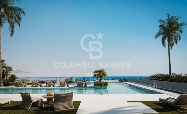 Fantastic apartments and penthouses of new construction with sea views in Mijas Costa