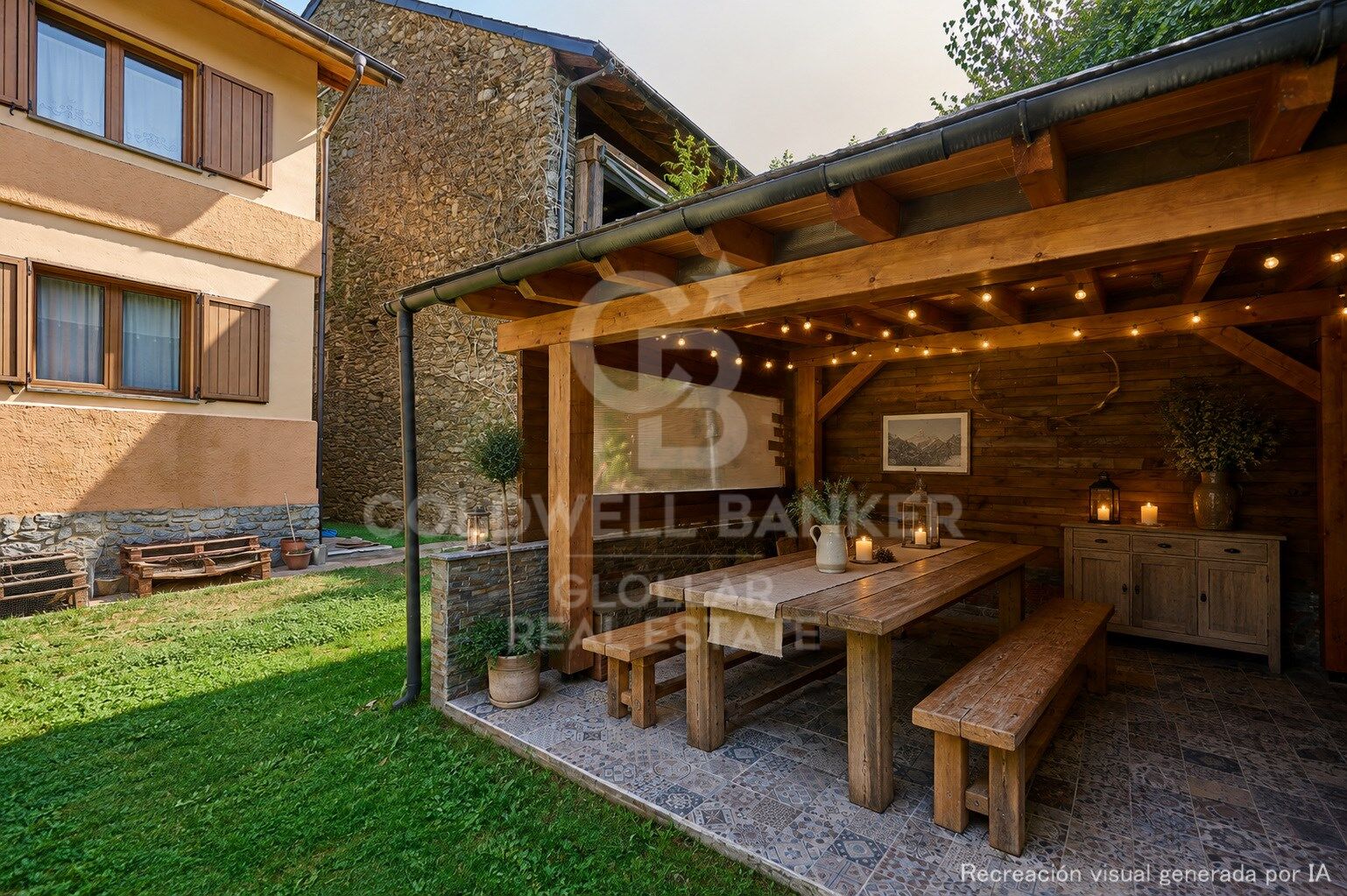 Casa independiente en Queixans con dos viviendas y jardín privado