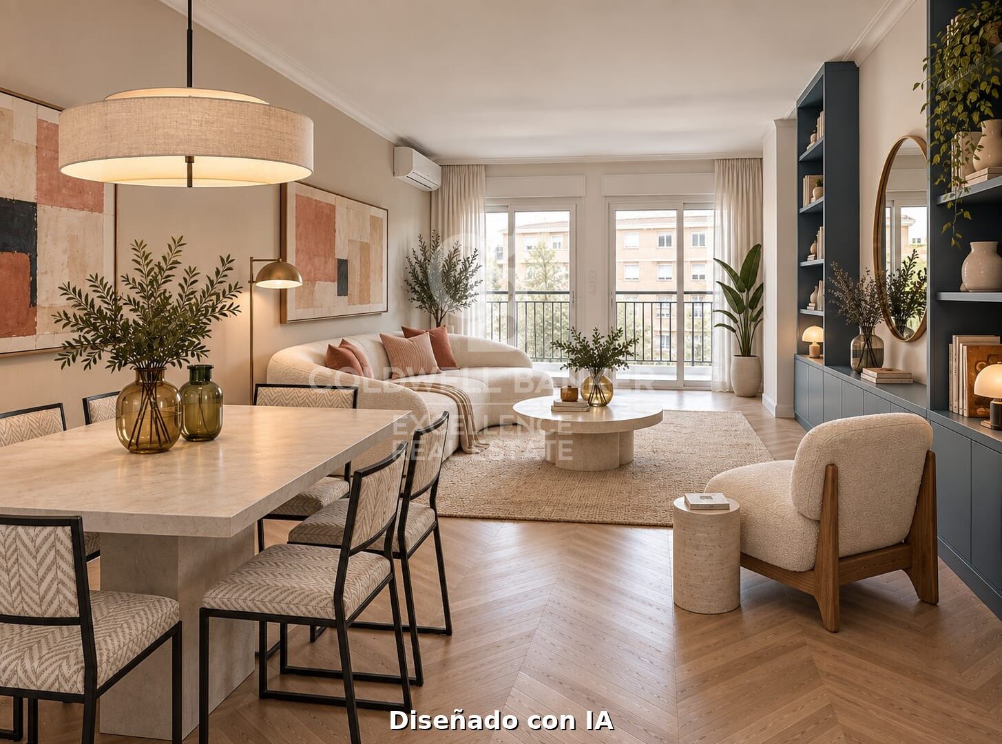 Helles Apartment mit Terrasse neben dem Tennisclub in El Pla del Real