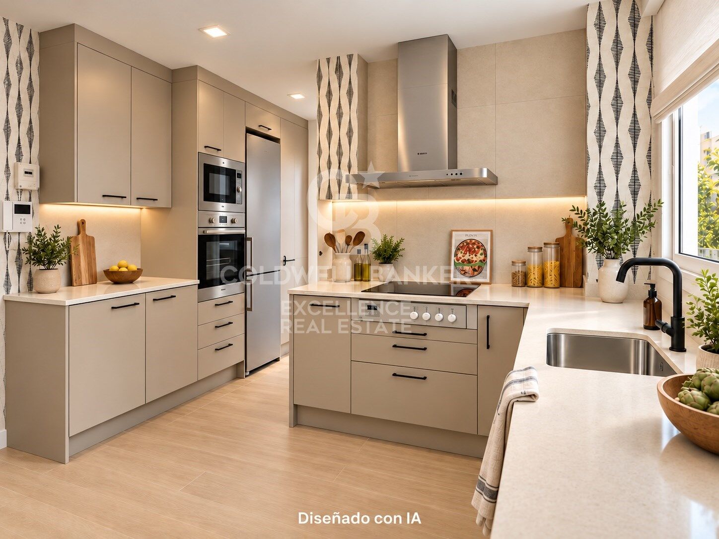 Helles Apartment mit Terrasse neben dem Tennisclub in El Pla del Real