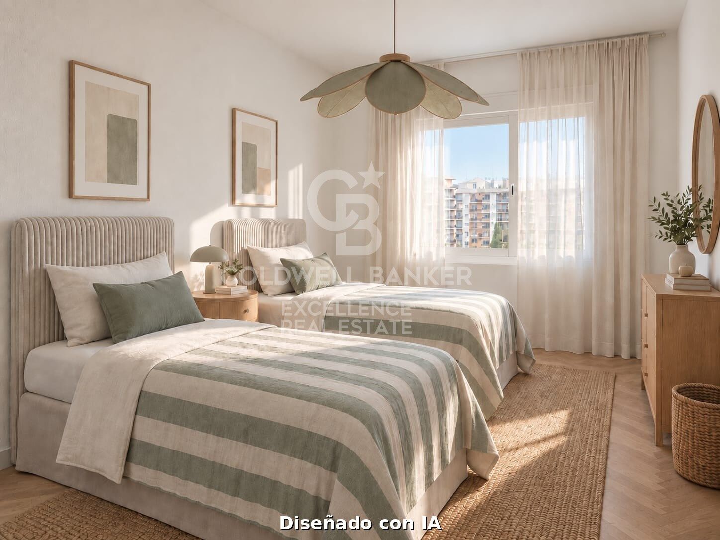 Helles Apartment mit Terrasse neben dem Tennisclub in El Pla del Real
