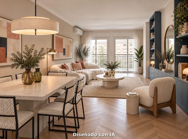Bright flat with terrace next to the Tennis Club in El Pla del Real