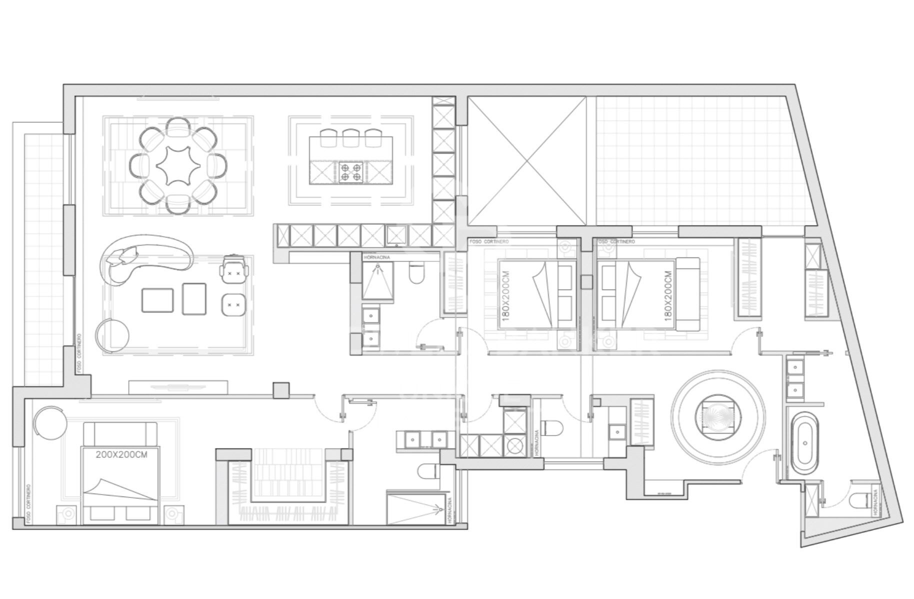 Appartement de 3 chambres avec garage à Almagro