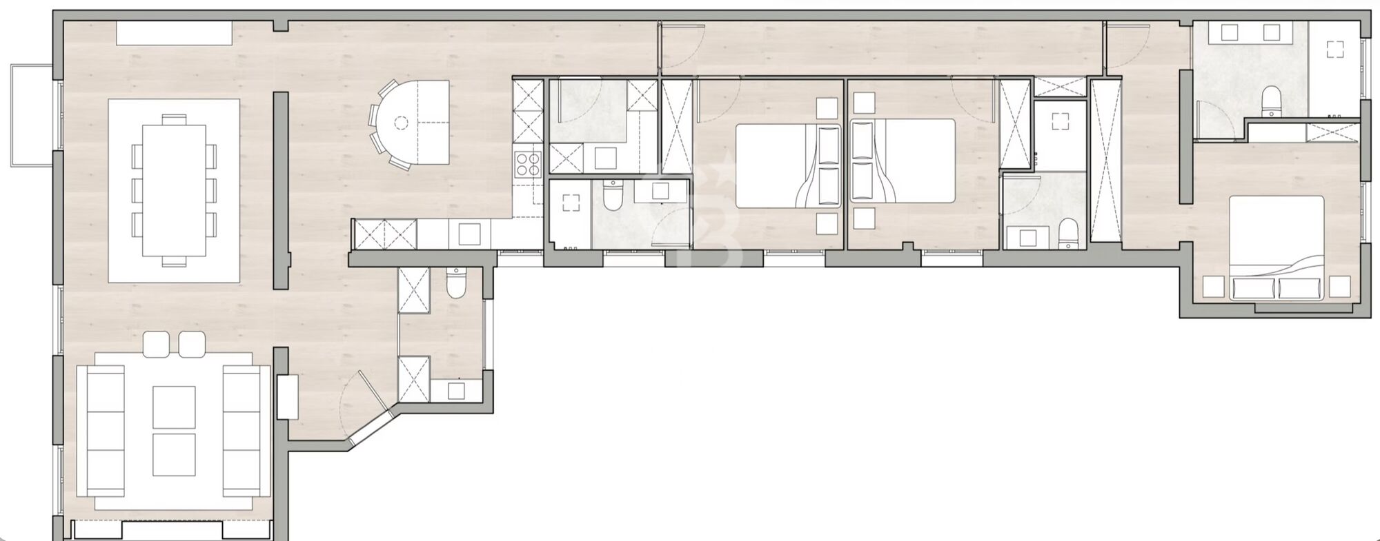 3-Bedroom Apartment in Goya