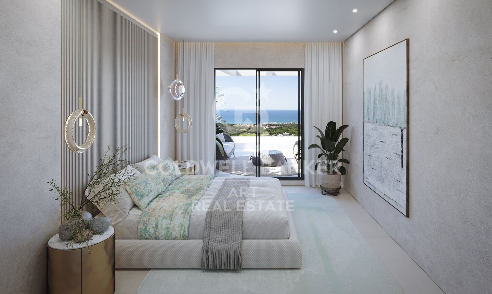 Luxus-Wohnung mit Meerblick in Cabopino