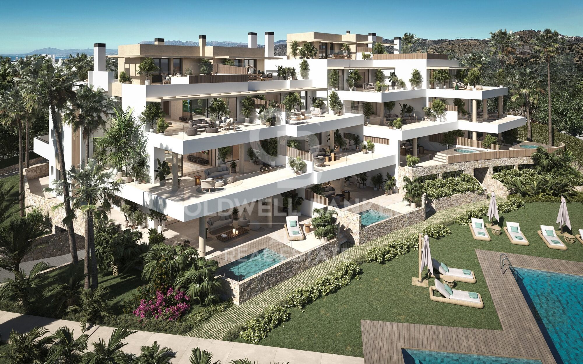 Luxus-Wohnung mit Meerblick in Cabopino