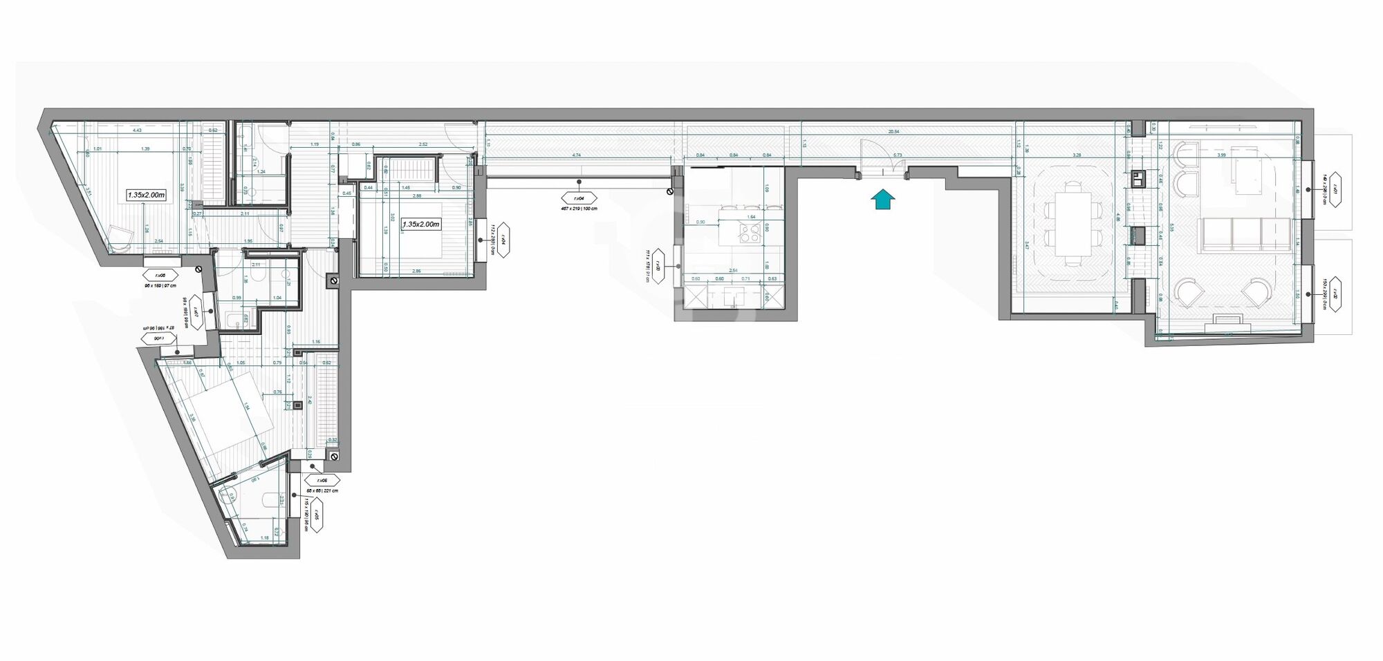 Appartement de 3 chambres à Almagro