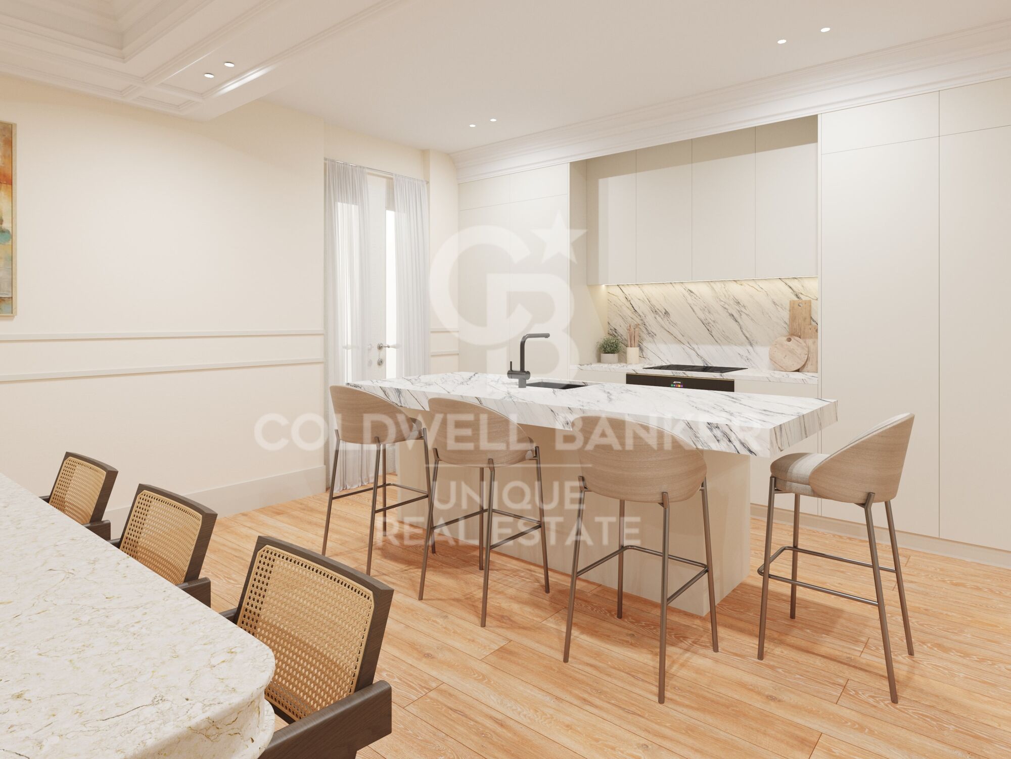Exterior renovated apartment with storage room in Chamberí, Madrid