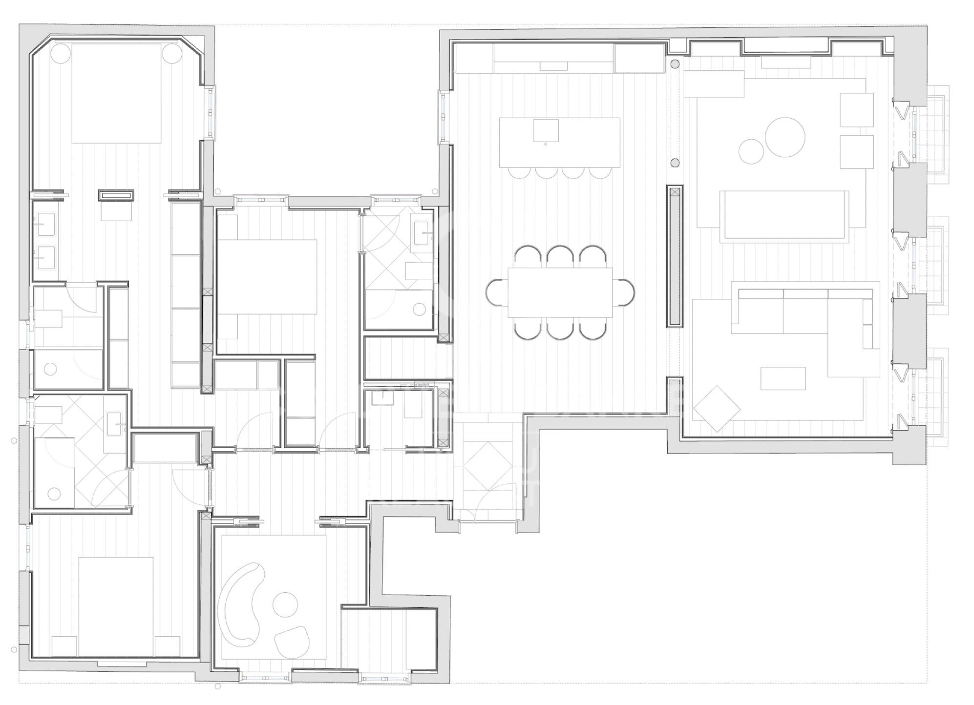 Appartement extérieur rénové avec débarras à Chamberí, Madrid