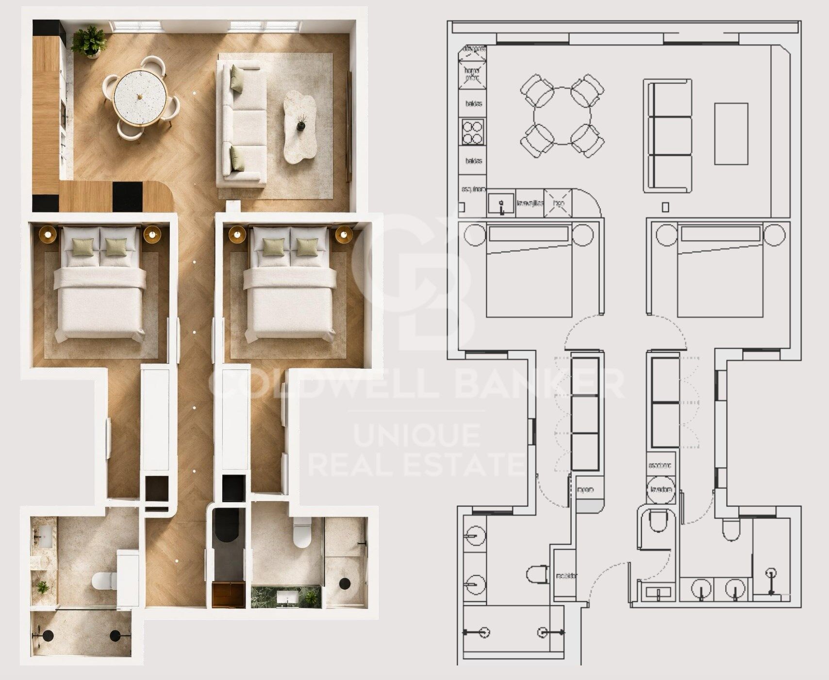 Flat 2 Bedrooms Sale Madrid