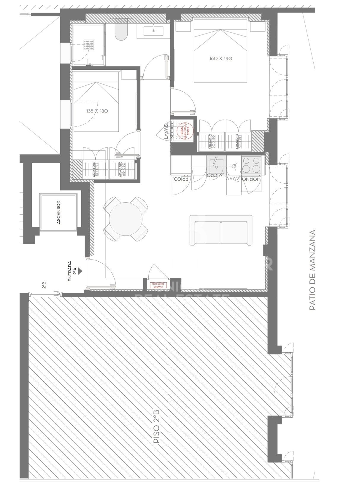 2-Zimmer-Wohnung in Justicia