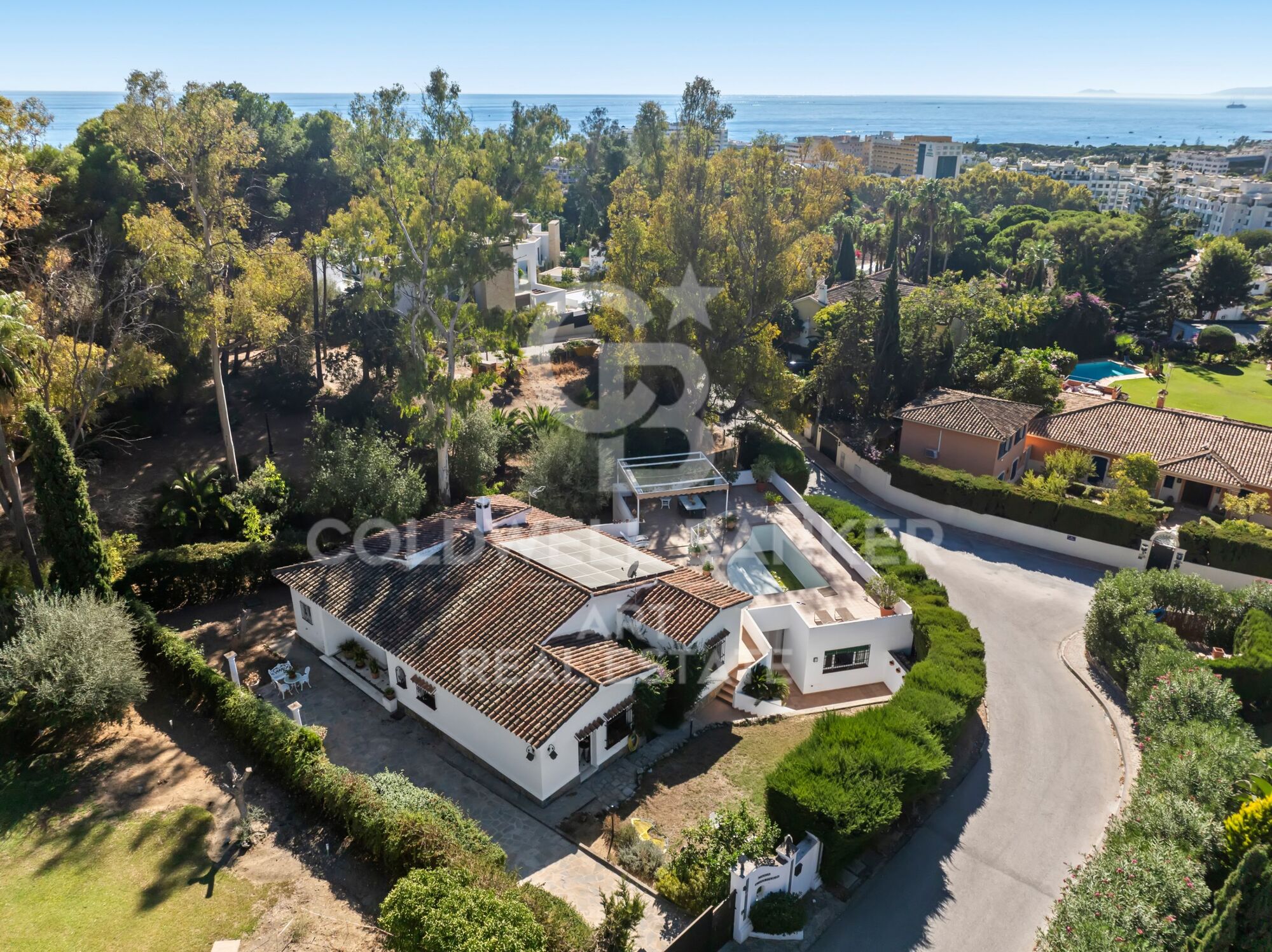 Encantadora vivienda de estilo andaluz-mediterráneo situada en La Merced, Marbella