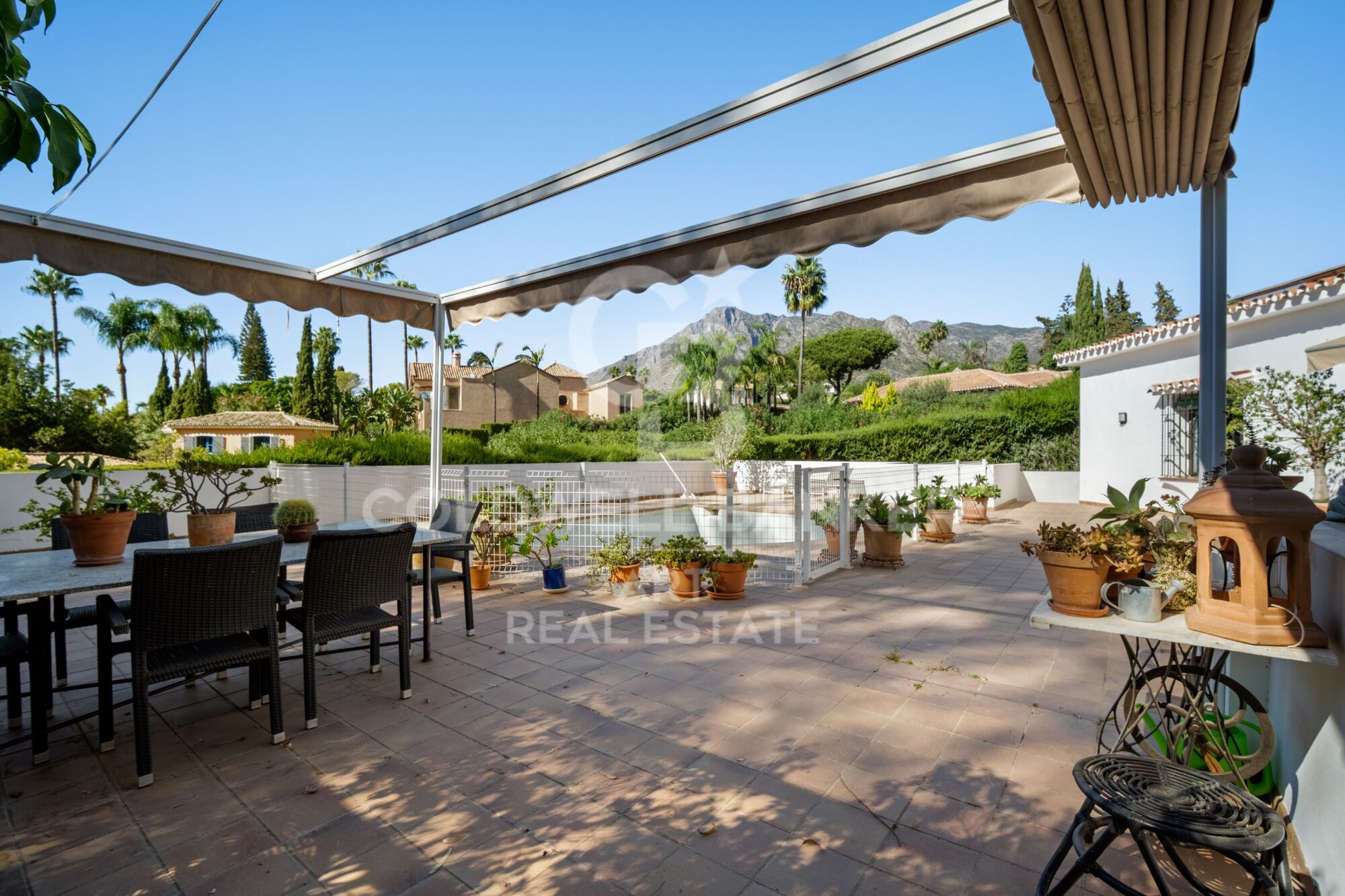 Encantadora vivienda de estilo andaluz-mediterráneo situada en La Merced, Marbella