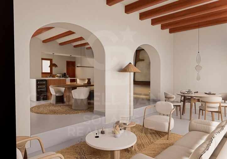 Magnifica Villa de estilo ibicenco con casa de invitados en La Lluca, Jávea