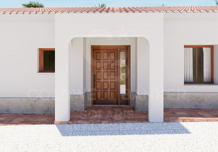 Magnifica Villa de estilo ibicenco con casa de invitados en La Lluca, Jávea