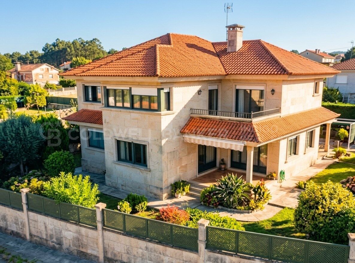 Zeitlose Villa am Atlantik: Privatsphäre und Exklusivität in Alcabre