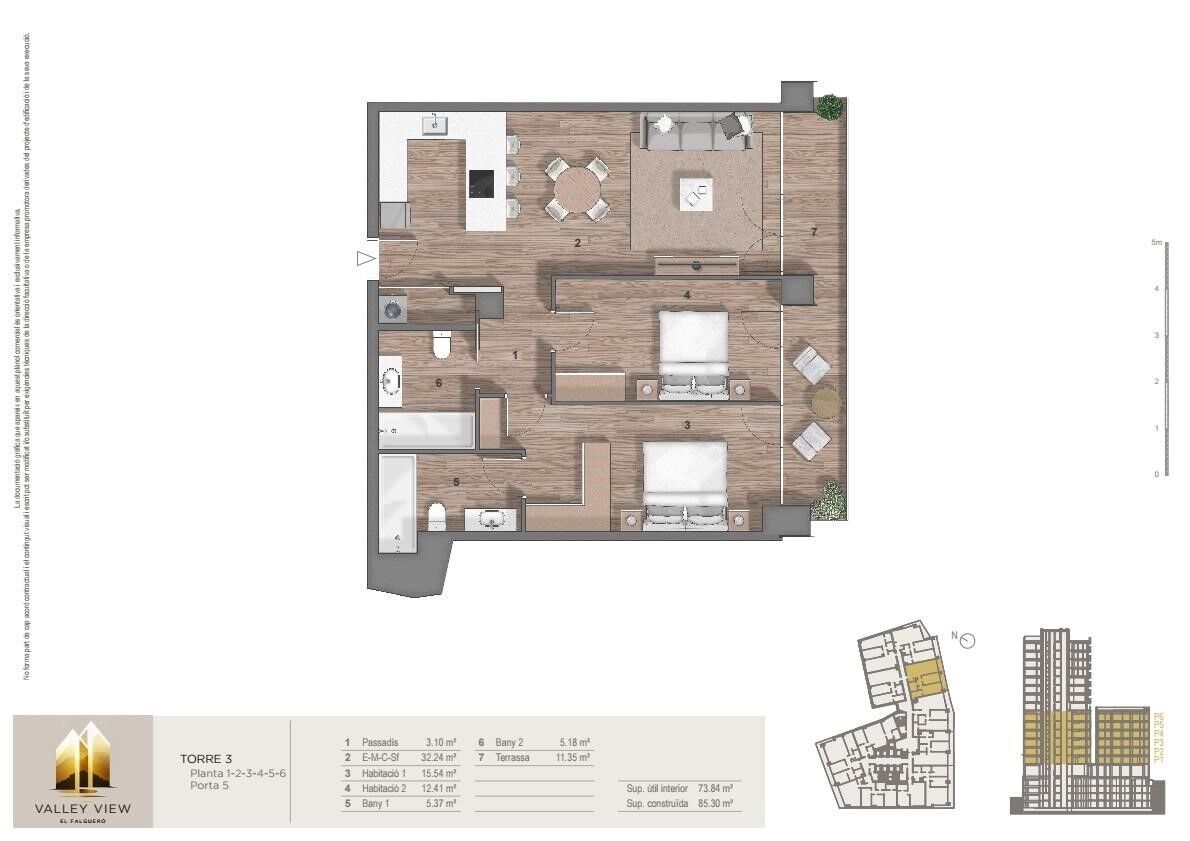 Apartamento 2 habitaciones Venta Escaldes-Engordany