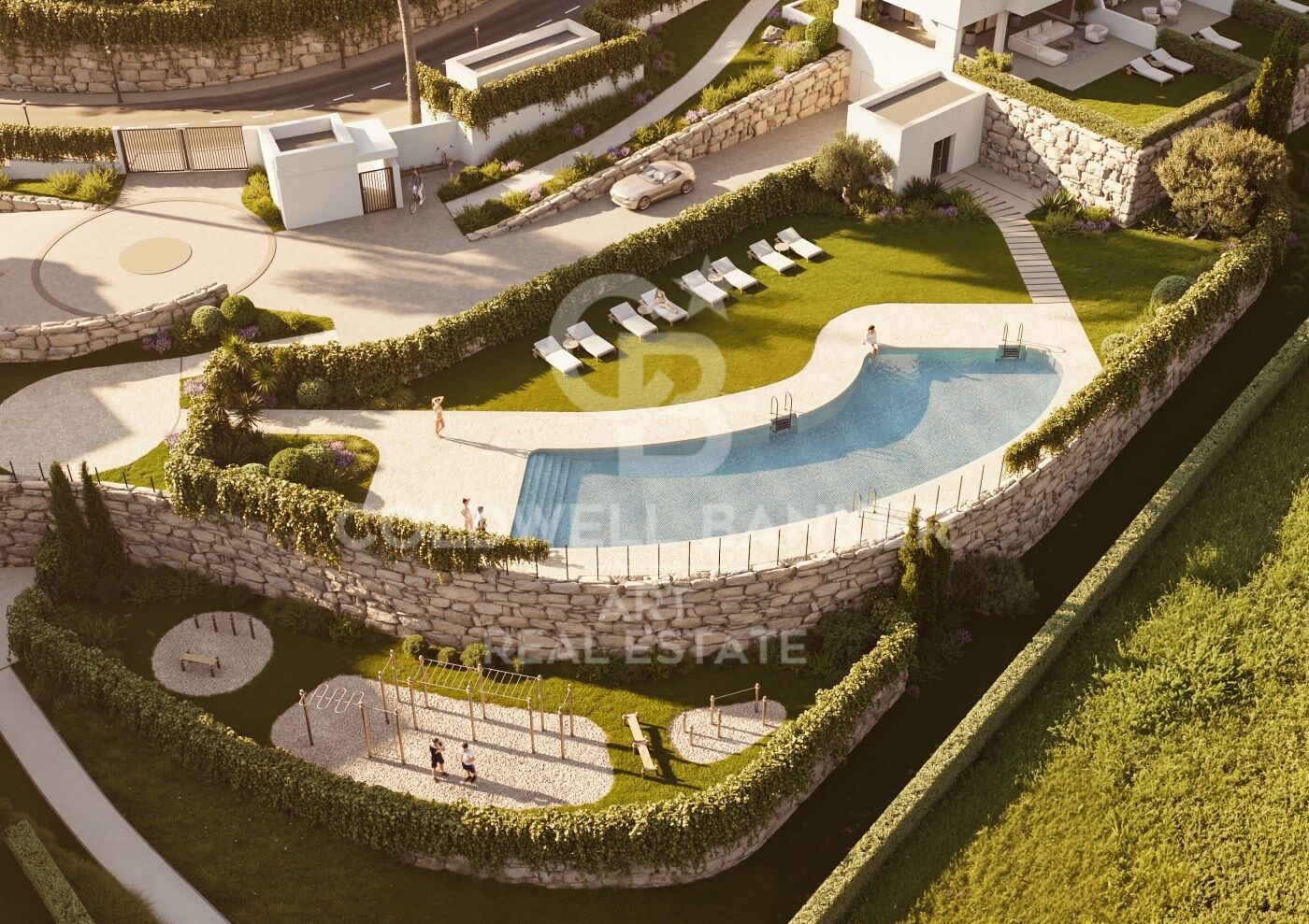 Exclusive gated residential complex in Manilva