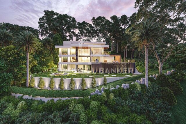 Terrain spectaculaire avec projet de villa approuvé à El Madroñal