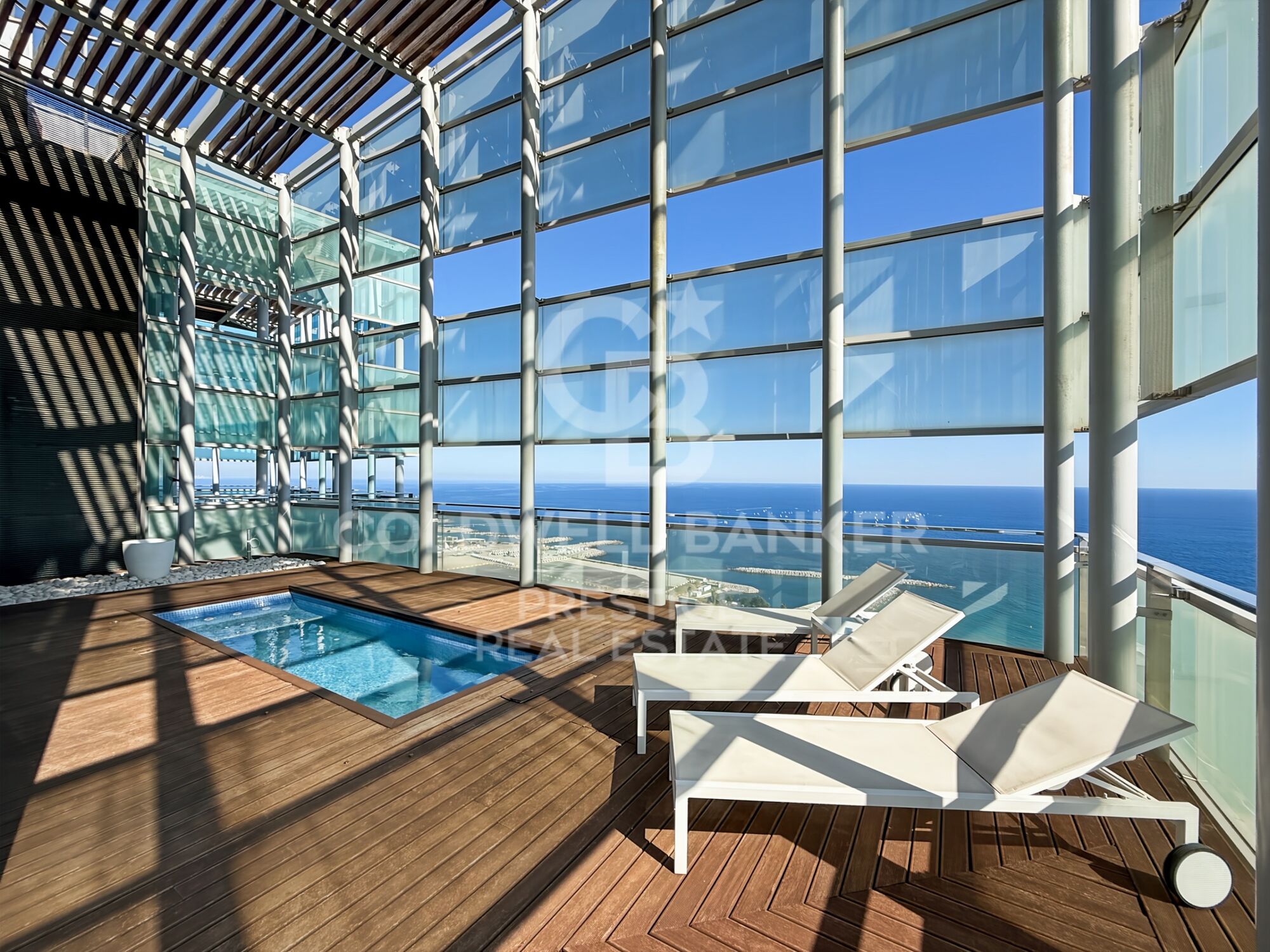 Luxury Duplex Penthouse with Private Pool on the Seafront