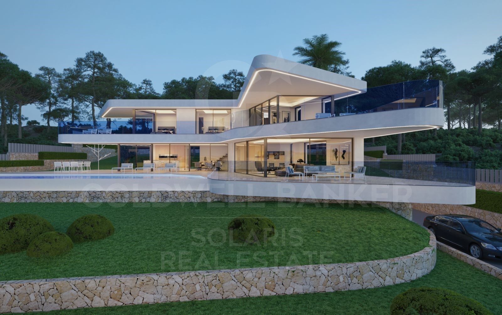 Villa de luxe sur mesure avec vue panoramique sur la mer et le Montgó