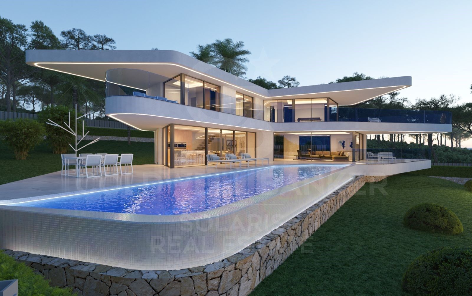 Villa de luxe sur mesure avec vue panoramique sur la mer et le Montgó