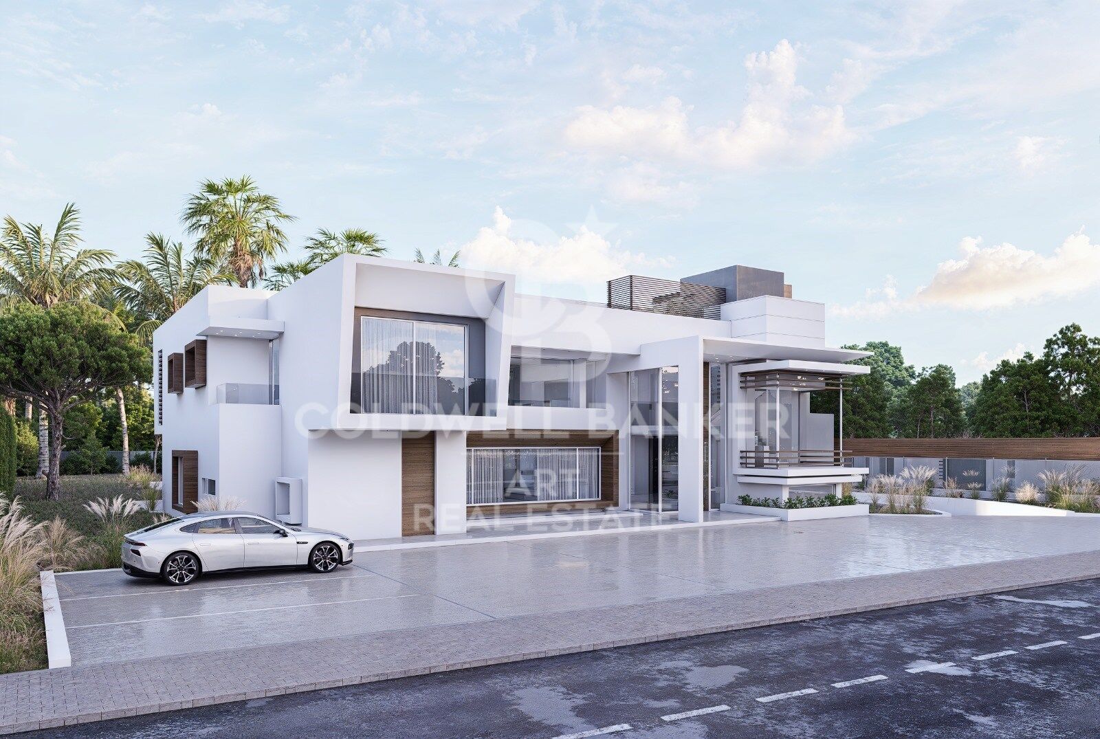 Villa de lujo en construcción en Guadalmina Baja