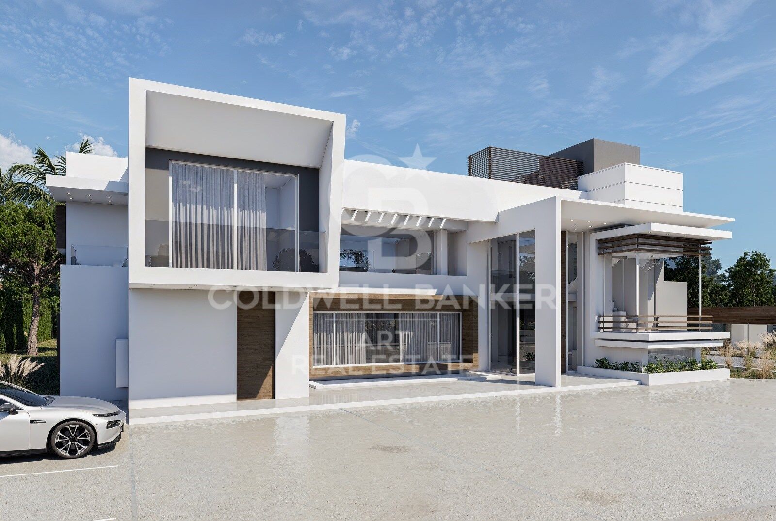 Villa de lujo en construcción en Guadalmina Baja