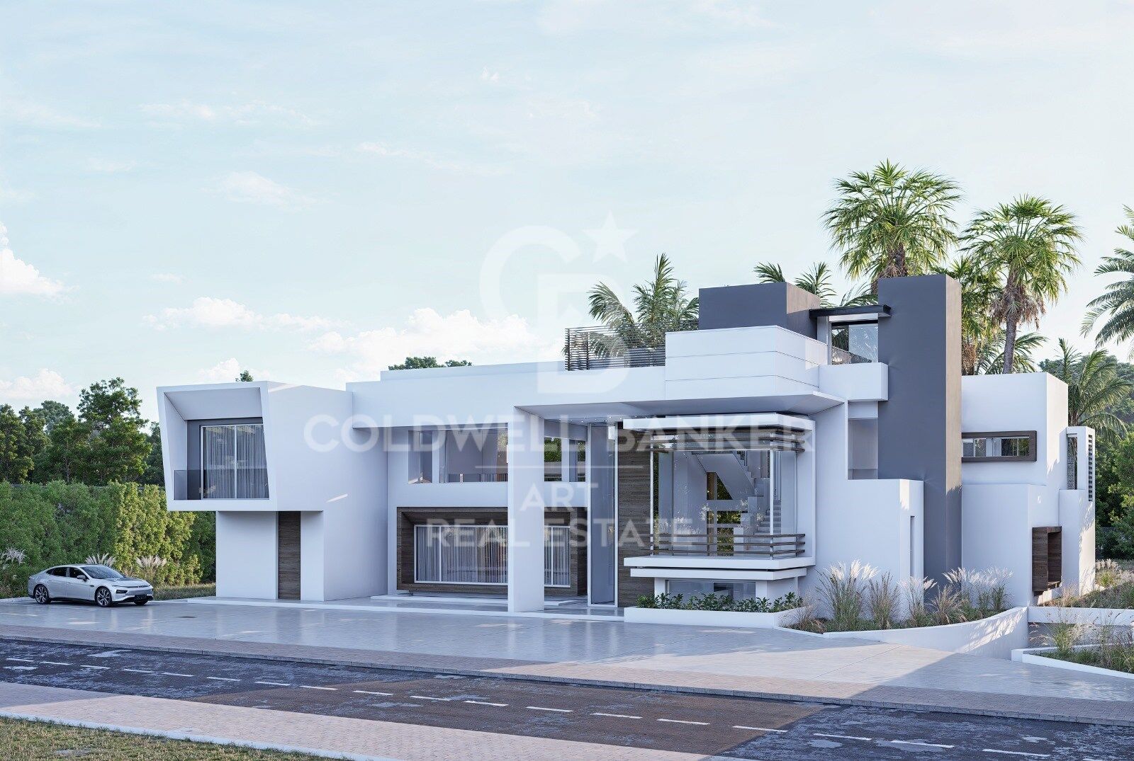Villa de lujo en construcción en Guadalmina Baja