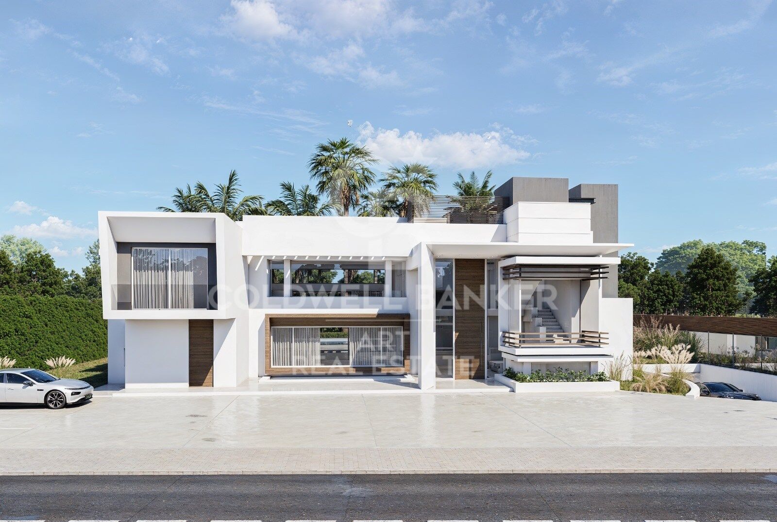 Villa de lujo en construcción en Guadalmina Baja