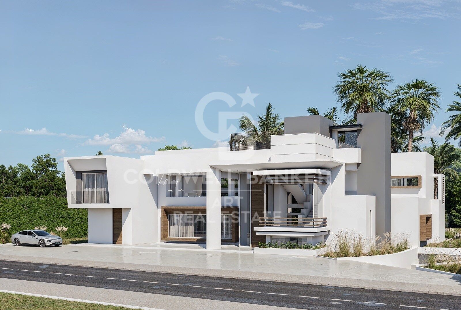 Villa de lujo en construcción en Guadalmina Baja