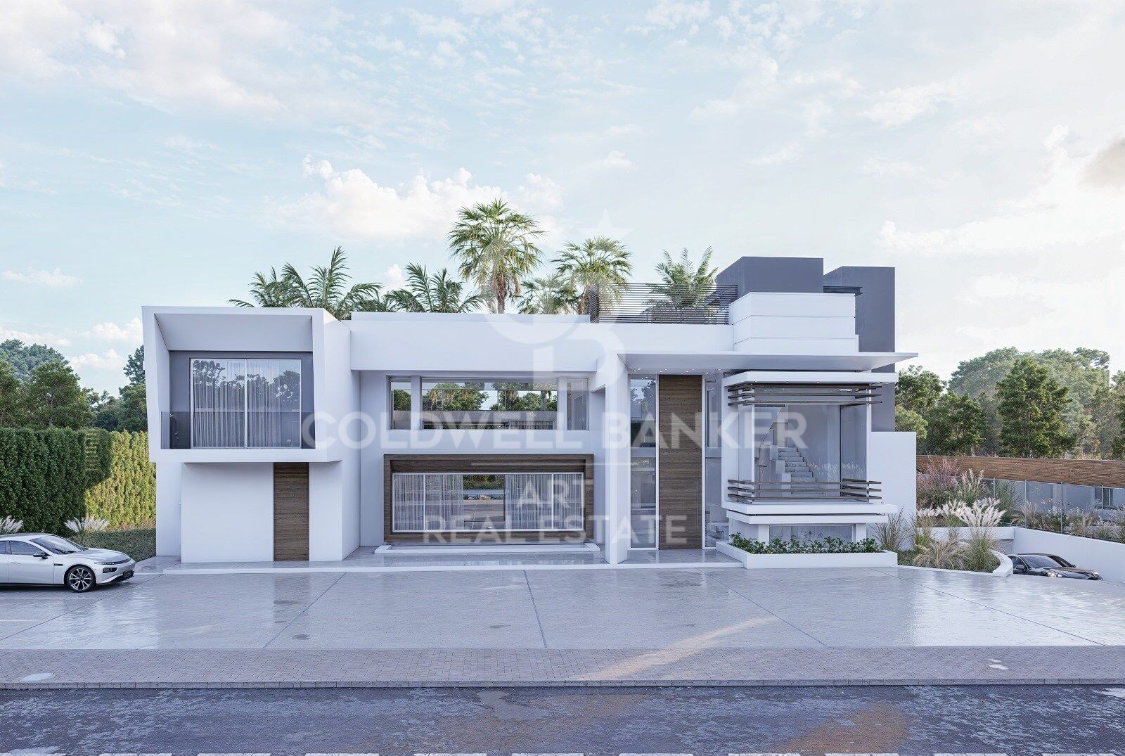 Villa de lujo en construcción en Guadalmina Baja