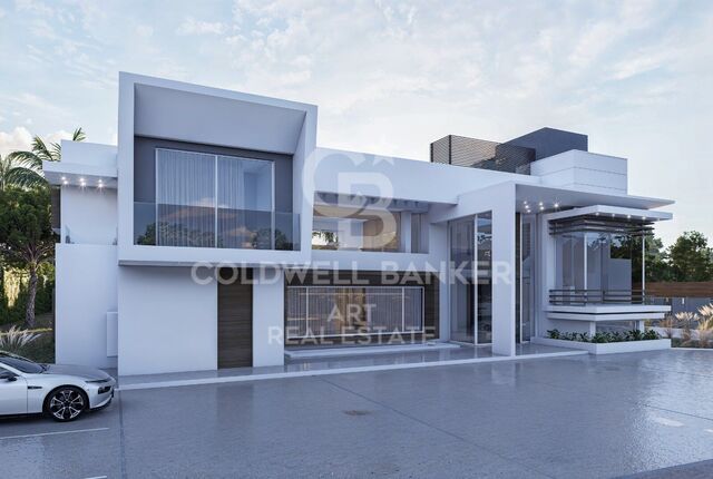Villa de lujo en construcción en Guadalmina Baja