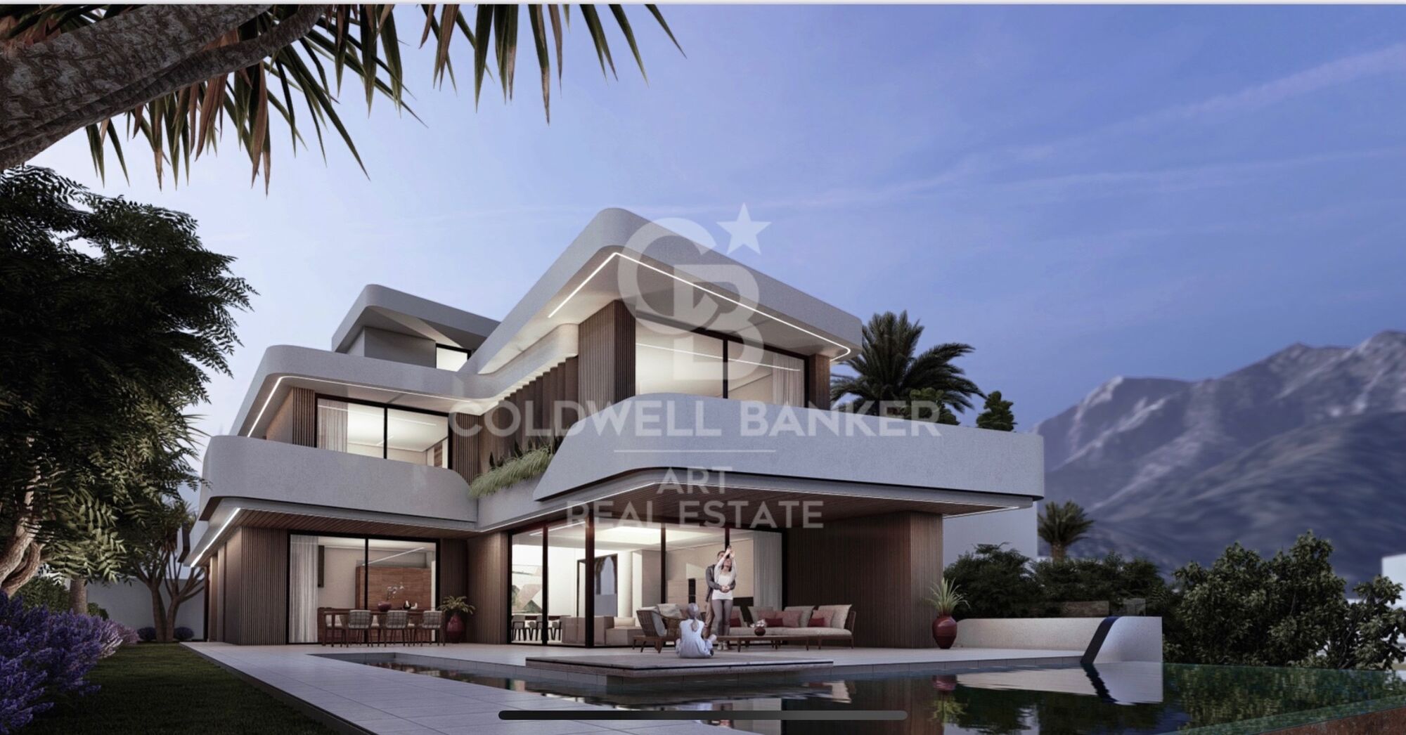 Elegancia moderna con vistas panorámicas - Villa de lujo sobre Marbella