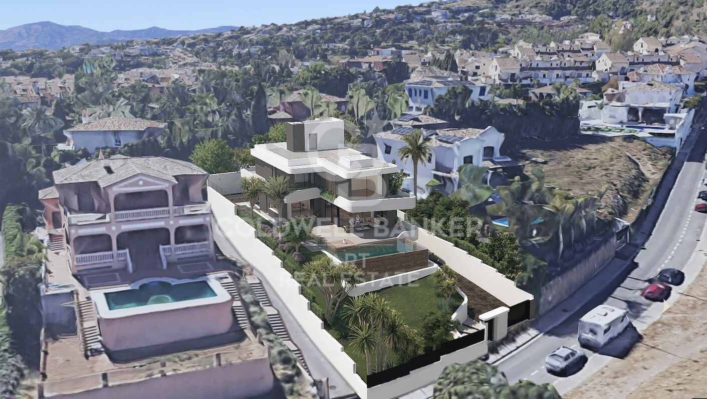Elegancia moderna con vistas panorámicas - Villa de lujo sobre Marbella