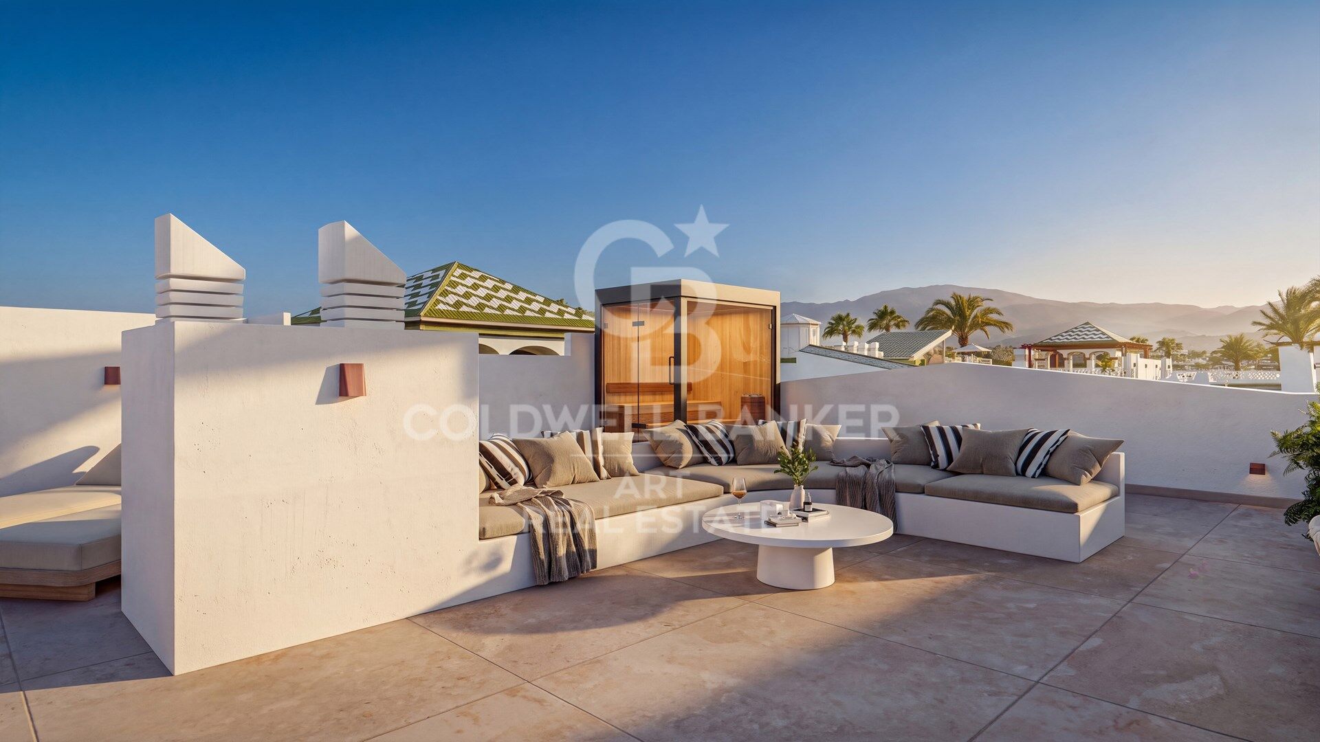 Exklusives renoviertes Penthouse in erster Strandlinie an der New Golden Mile